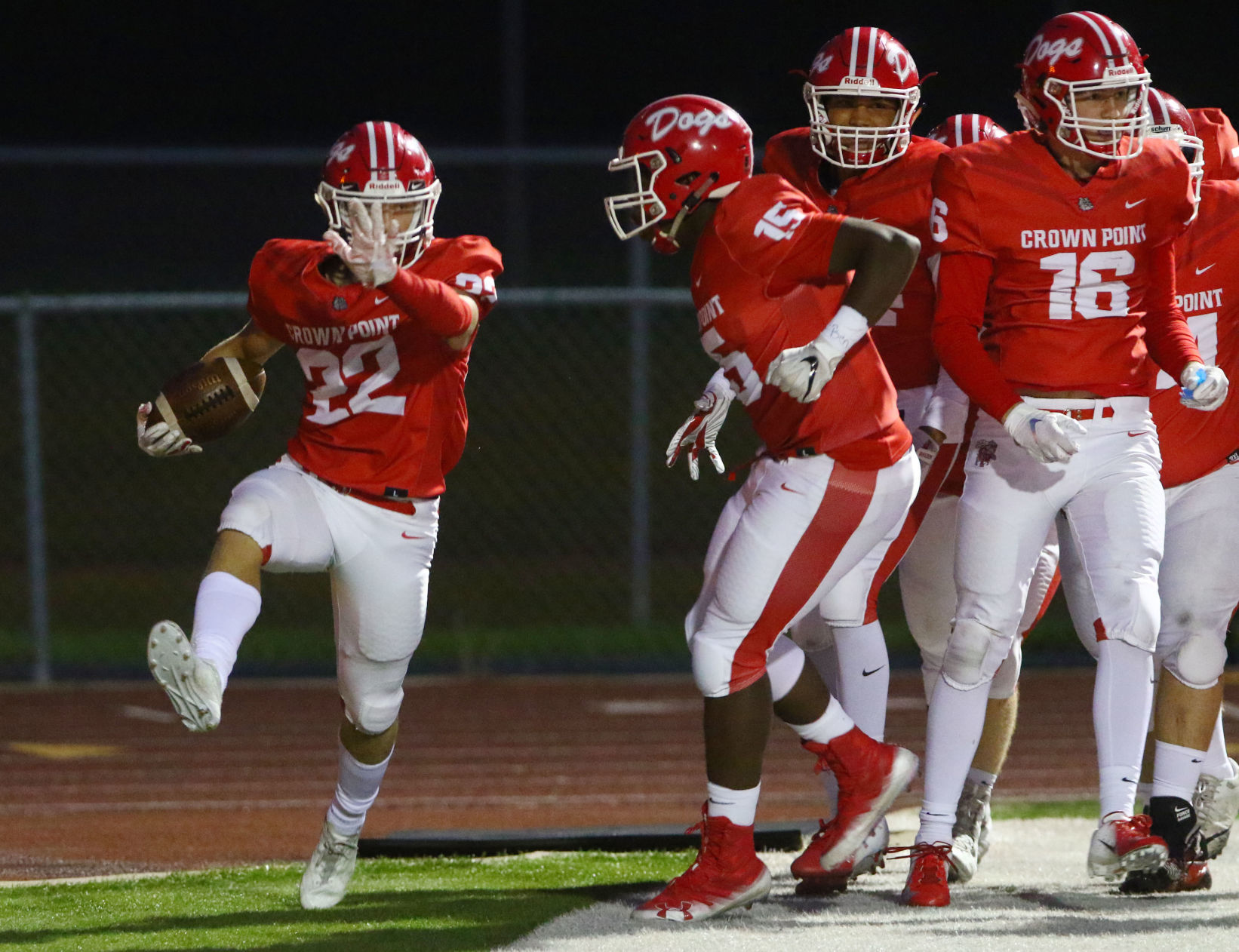 Lake Central at Crown Point football